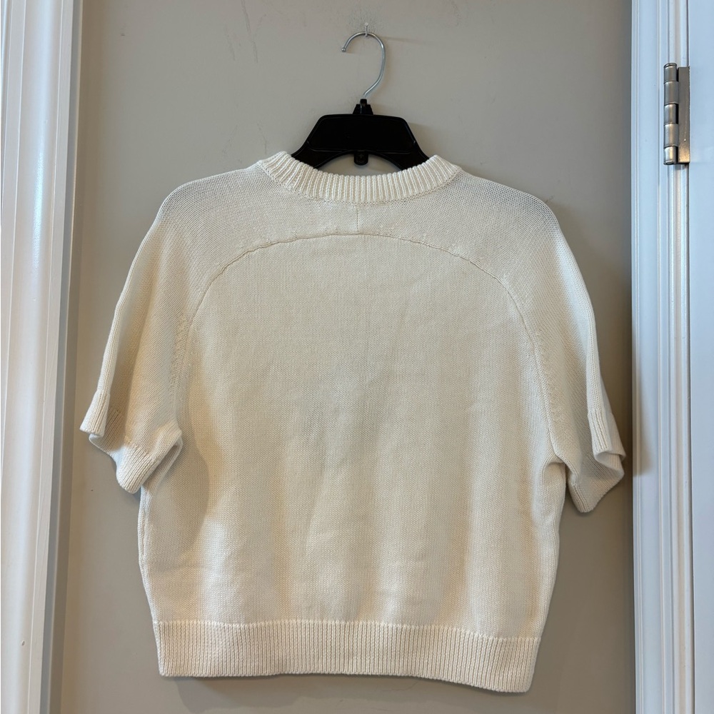 Abercrombie & Fitch Madeline lemon crew size small NWT - Picture 4 of 5